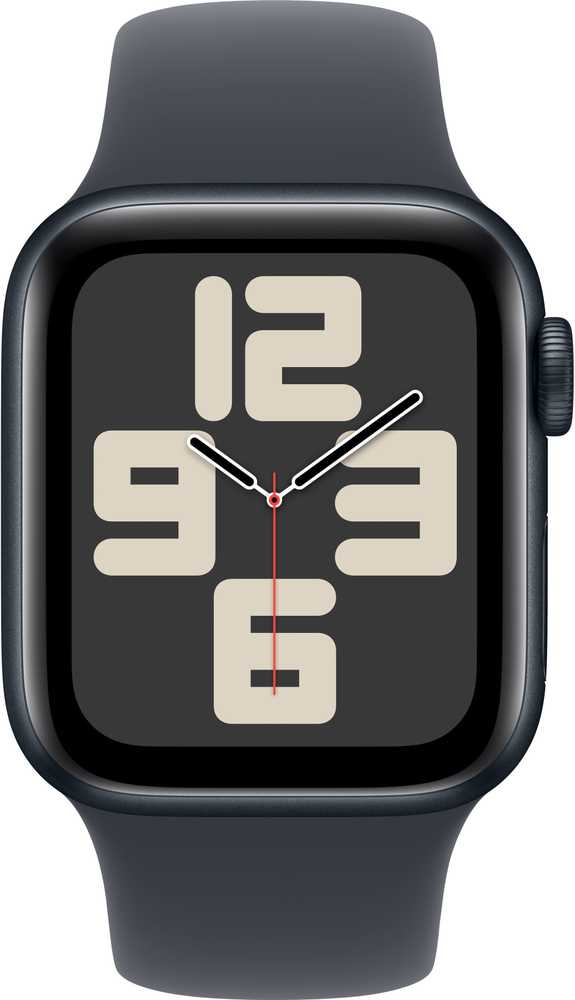 Išmanusis laikrodis Apple Watch SE GPS + Cellular 40mm Midnight Aliuminio dėklas su Midnight Sport Band - S/M