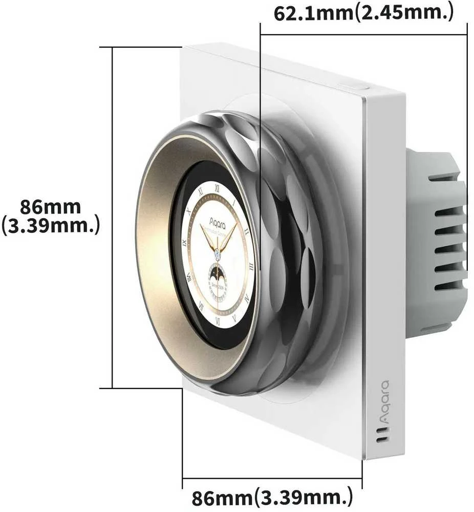 AQARA Jutiklinis ekranas Dial V1 sukamasis jungiklis su ekranu (DS-K01D)