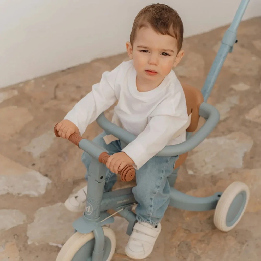 Little Dutch Mažasis olandiškas triratis 4in1 Mėlyna