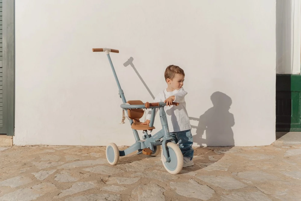Little Dutch Mažasis olandiškas triratis 4in1 Mėlyna