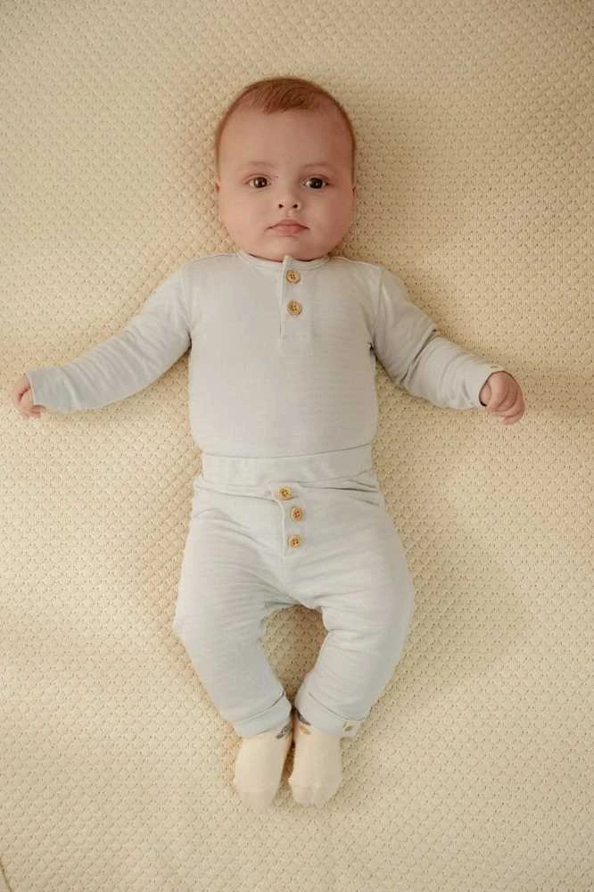 Mėlyna Little Dutch Smėlinukas ilgomis rankovėmis ´Forest Friends Baby Mėlyna´ - 62
