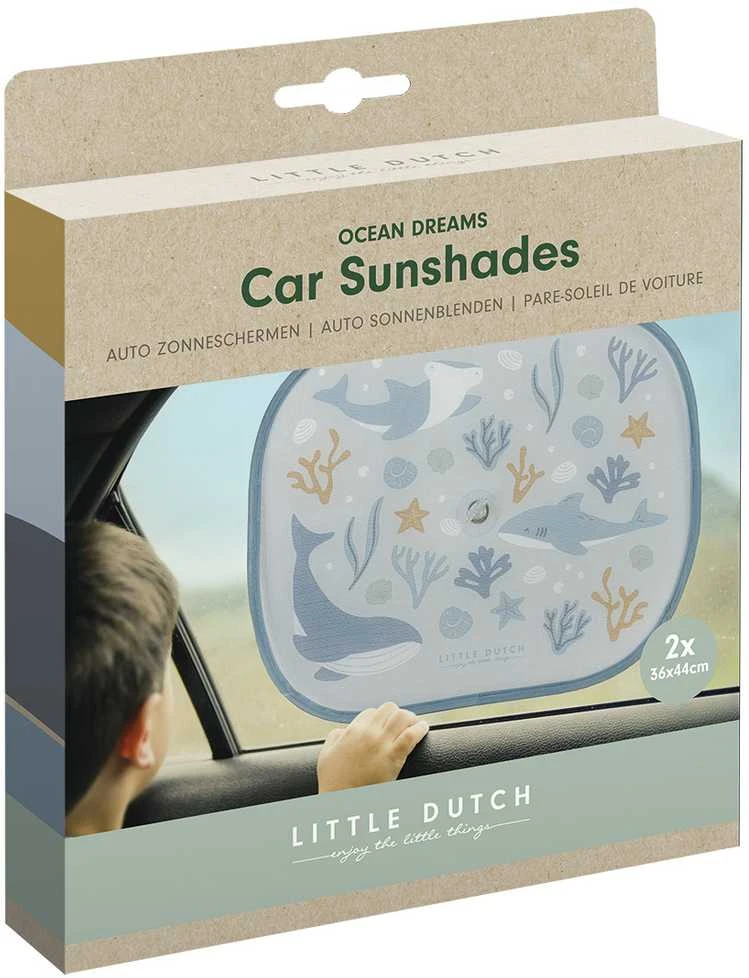Little Dutch automobilio langų uždengimai, melsvi 2vnt