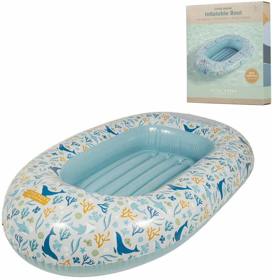 Mėlyna Little Dutch Pripučiama valtis ´Ocean Dreams Mėlyna´