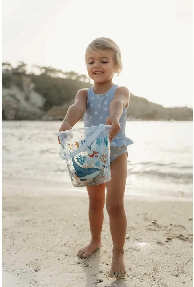 Mėlyna Little Dutch Kriauklės formos kibirėlis ´Ocean Dreams Mėlyna´