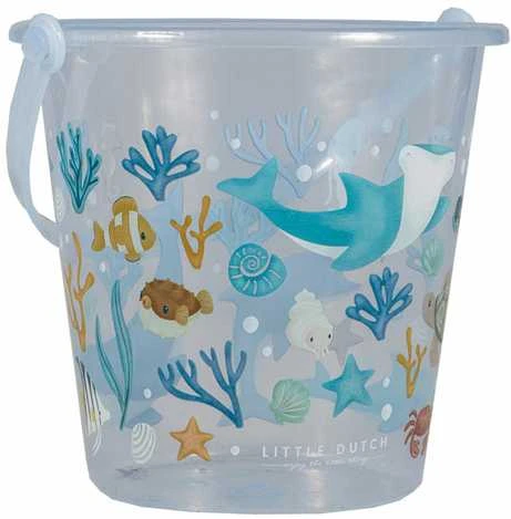 Mėlyna Little Dutch Kriauklės formos kibirėlis ´Ocean Dreams Mėlyna´
