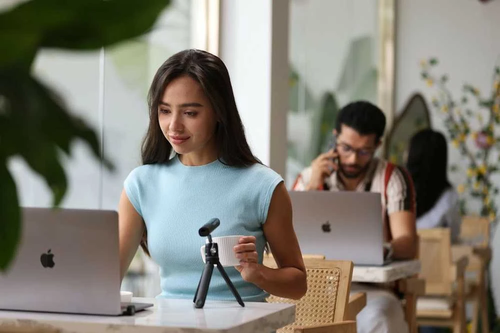 Mikrofonas BOYA MAGIC-03 belaidis 2.4GHz USB-C - juoda