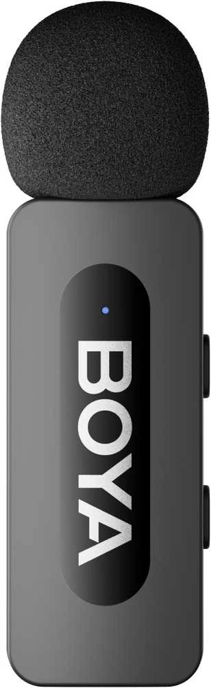 Mikrofonas BOYA BY-V10 V2.0 belaidis 2.4GHz - juoda