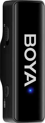 BOYA BOYALINK V2.0 belaidžiai mikrofonai 2.4GHZ USB-C - Juodas