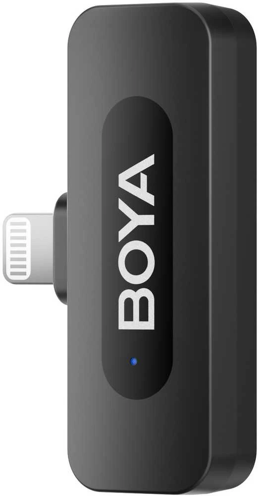 Mikrofonas BOYA BY-V1 V2.0 belaidis 2.4GHz - juoda