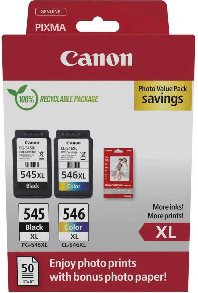 Canon PG-545XL/CL-546XL rašalo kasetė, sudėtinė pakuotė