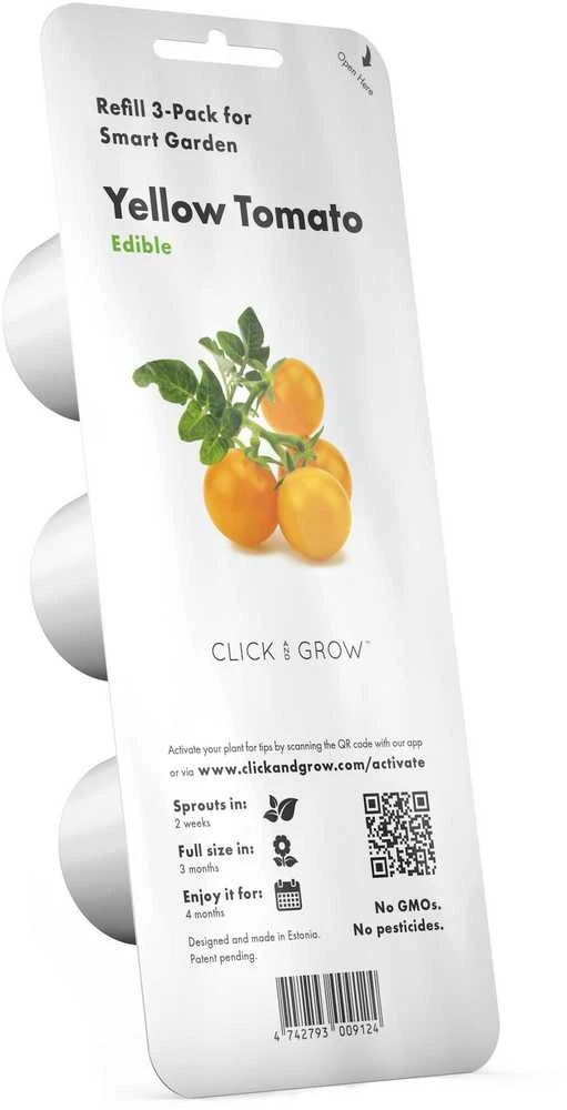 Click and Grow 3 vnt. papildymas - geltonieji pomidorai