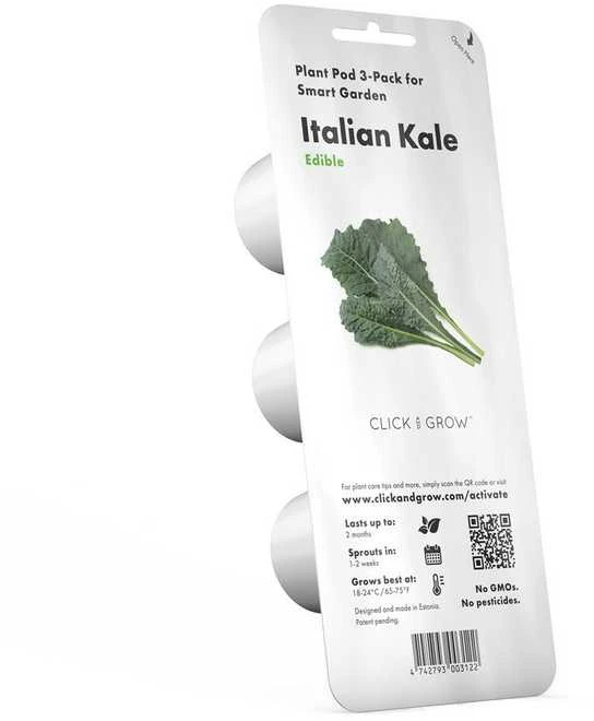 Click And Grow Click & Grow sėklos išmaniajam vazonui - Kale kopūstai (Italian Kale) 3vnt.