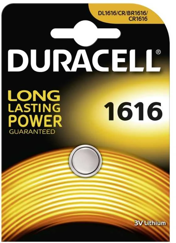 Duracell CR1616 3V Vienkartinė baterija Litis