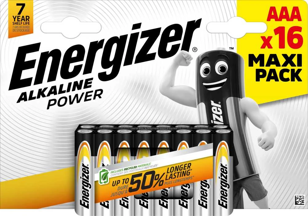 Energizer AAA 16 vnt. baterijų pakuotė su personažu