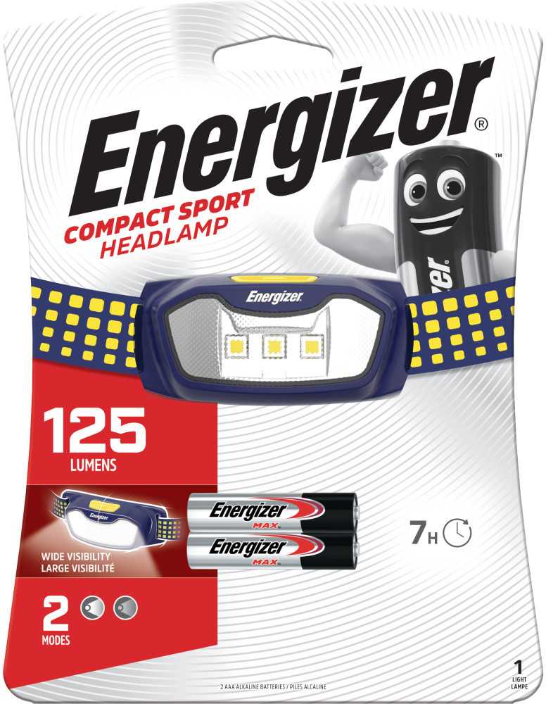 Energizer Compact Sport Headlamp LP00381 prožektorius ant galvos