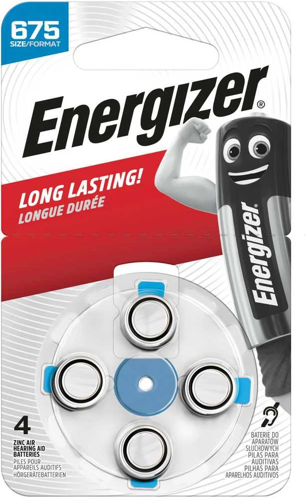 ENERGIZER 675 ZINC AIR TL4