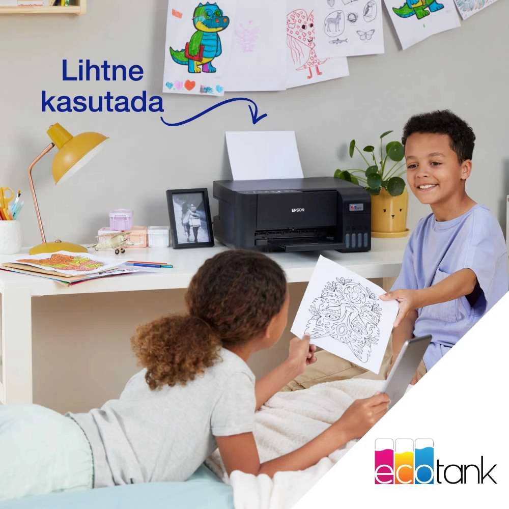 Daugiafunkcis spausdintuvas Epson EcoTank L3271 | Inkjet | Spalvotas | A4 | Wi-Fi | Juodas
