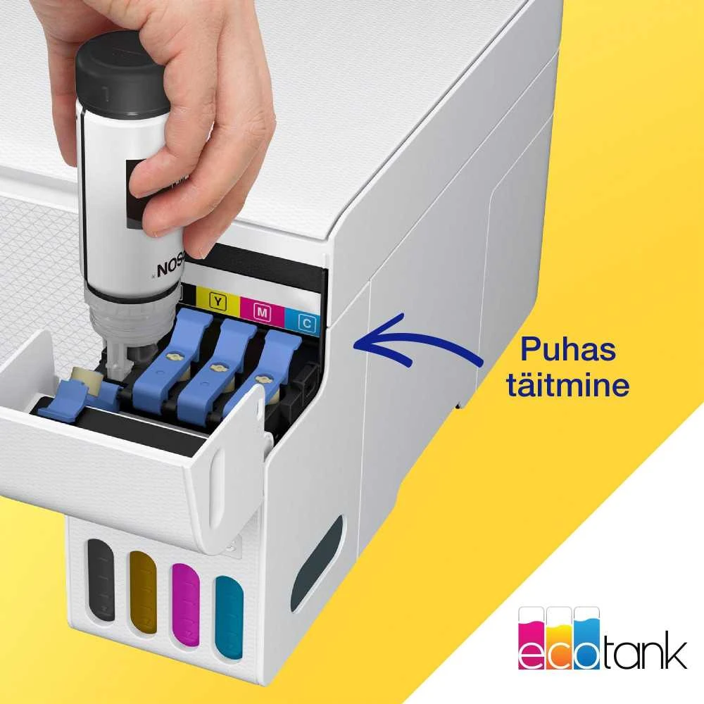 Daugiafunkcis spausdintuvas Epson EcoTank L3276, rašalinis,  Spalvotas | 3-in-1 | A4 | Wi-Fi | Baltas