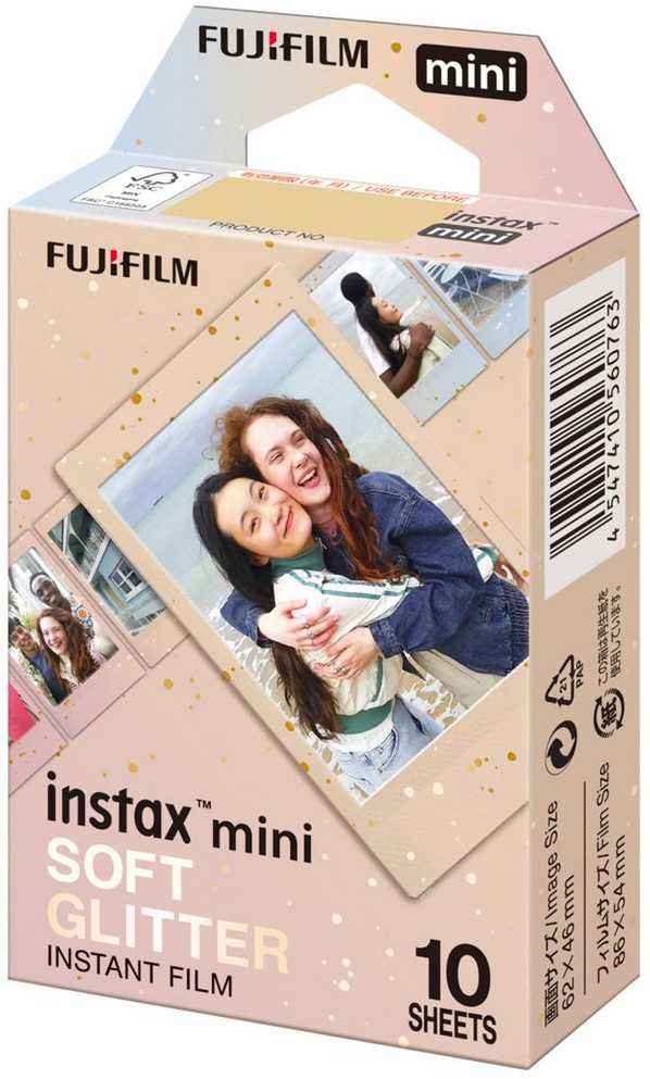 Kietasis diskas Fujifilm Instax Mini 1x10 Soft Glitter