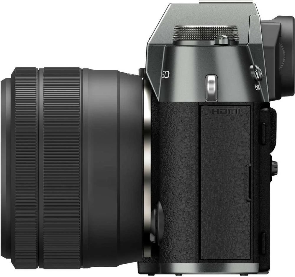 Sisteminis fotoaparatas FUJIFILM X-T50/XC15-45mmF3.5-5.6 OIS PZ Charcoal Sidabrinis (Tamsiai Sidabrinis)