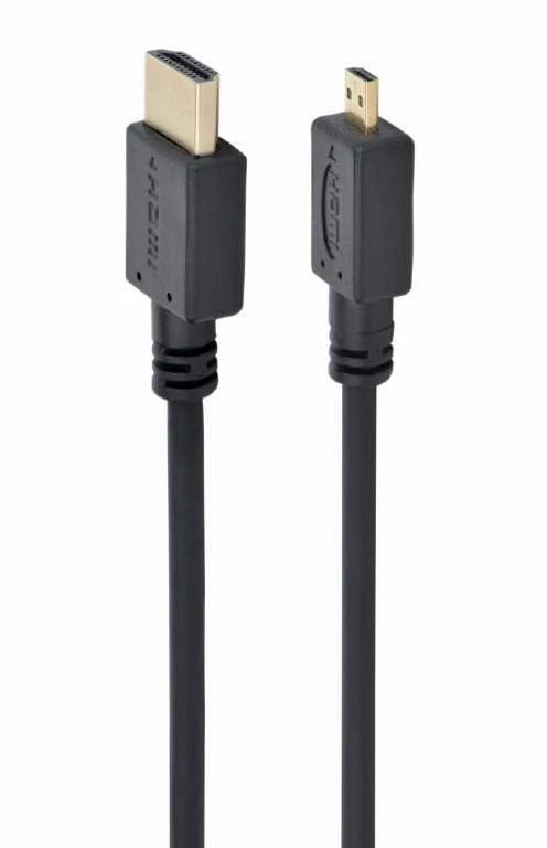GEMBIRD CC-HDMID-10 Gembird HDMI -HDMI Micro kabelis su auksinėmis jungtimis, 3 m, urmu pakuotė