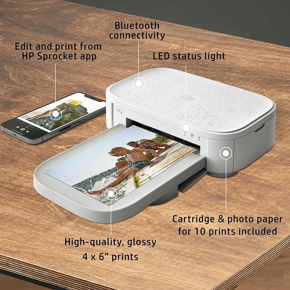 Spausdintuvas Hewlett Packard (HP) „HP Sprocket Studio Plus“.