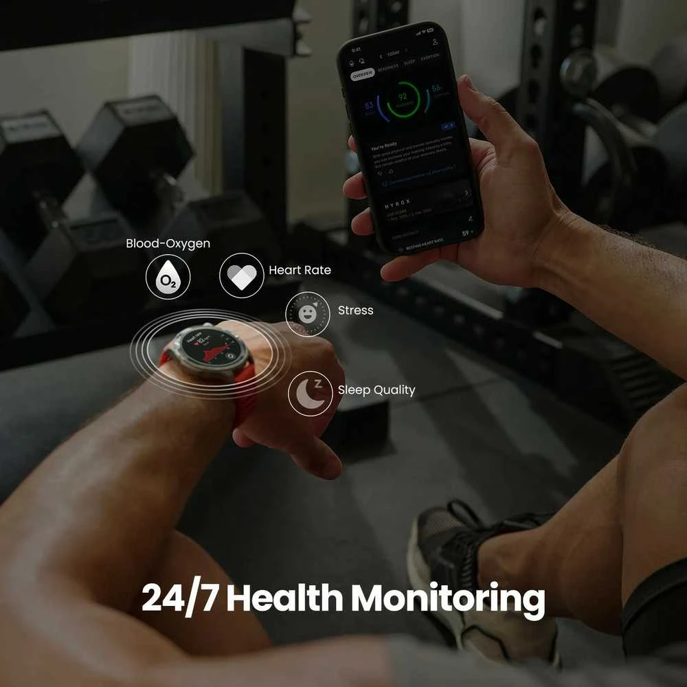 Išmanusis laikrodis Amazfit Balance 2 Juodas