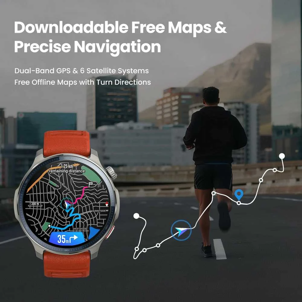 Išmanusis laikrodis Amazfit Balance 2 Juodas