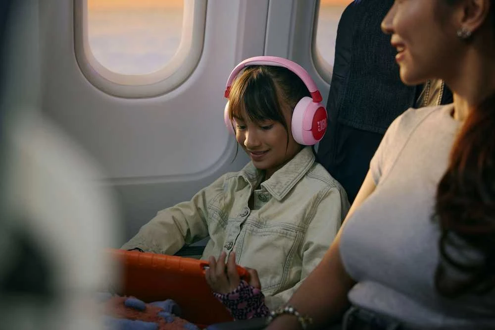 JBL JR470NC Bluetooth Belaidės Ant ausų uždedamos Ausinės skirta Kids Rožinė EU