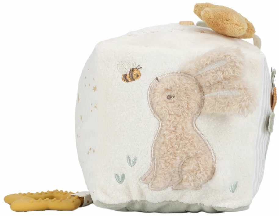 Little Dutch Minkštas lavinamasis kubas ‘Newborn Naturals’