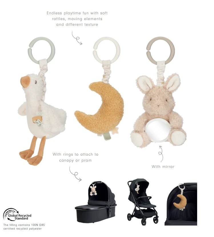Little Dutch Veiklos kabiklių rinkinys ´Newborn Naturals´