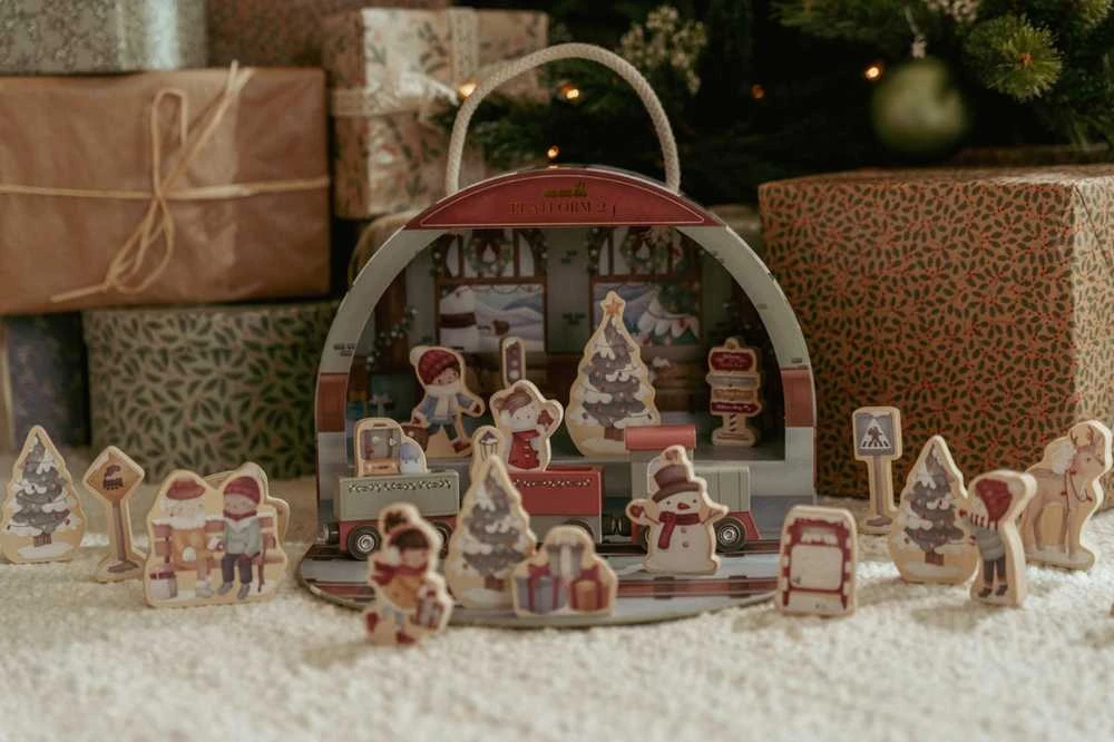 Little Dutch Advento kalendorius traukinių trasos ´Christmas´