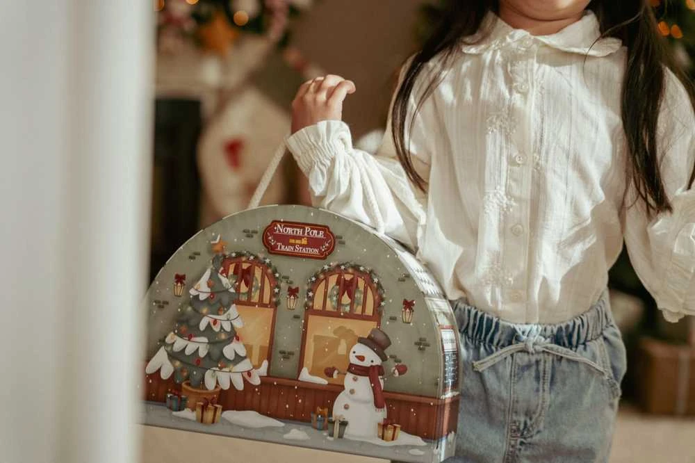 Little Dutch Advento kalendorius traukinių trasos ´Christmas´
