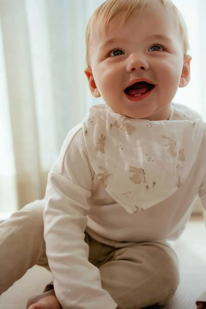 Little Dutch Bryndáček bandana 2 vnt. Kūdikio zuikučio