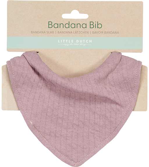 Little Dutch Bandana bib ´Pure Mauve´
