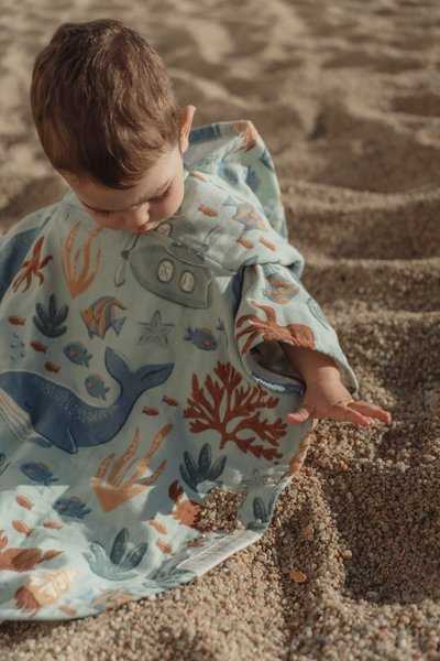 Little Dutch Beach poncho ´Ocean World Multicolour´