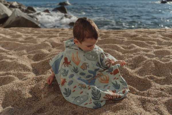 Little Dutch Beach poncho ´Ocean World Multicolour´