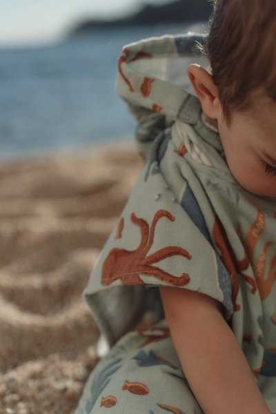 Little Dutch Beach poncho ´Ocean World Multicolour´