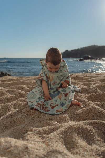 Little Dutch Beach poncho ´Ocean World Multicolour´