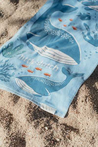 Rankšluostis Little Dutch Beach towel ´Ocean World Mėlyna´ 60×120 cm