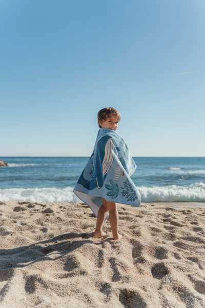 Rankšluostis Little Dutch Beach towel ´Ocean World Mėlyna´ 60×120 cm