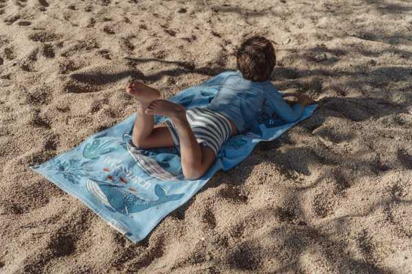 Rankšluostis Little Dutch Beach towel ´Ocean World Mėlyna´ 60×120 cm