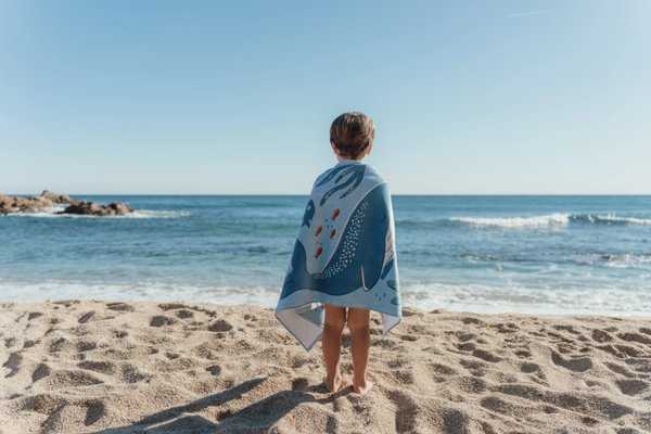 Rankšluostis Little Dutch Beach towel ´Ocean World Mėlyna´ 60×120 cm