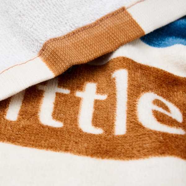Rankšluostis Little Dutch Beach towel ´Ocean World Brown Stripe´ 60×120 cm