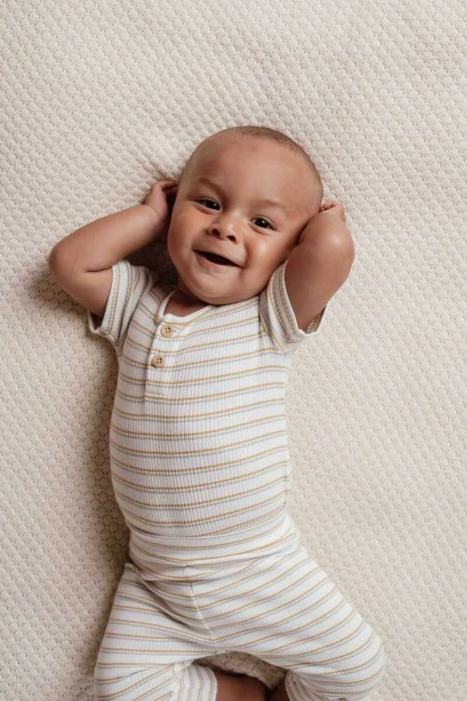 Little Dutch Smėlinukas trumpomis rankovėmis ´Multi Stripe´ - 74