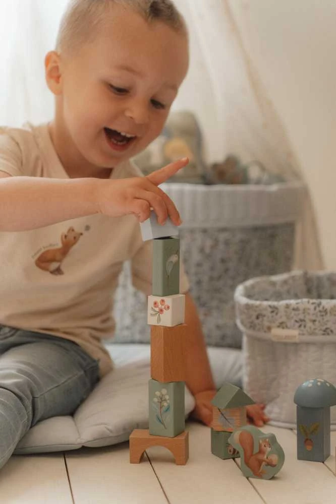 Little Dutch Medinės kaladėlės Miško draugai