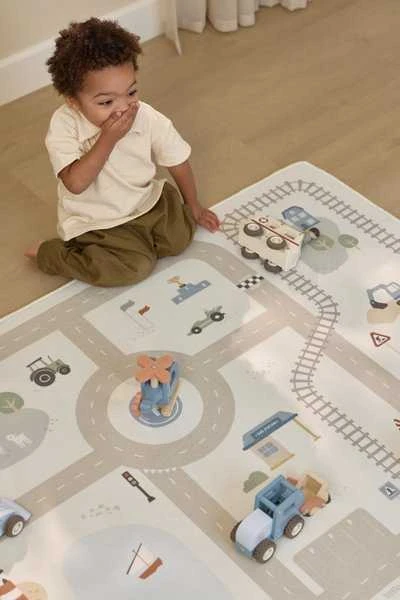 Little Dutch Automobilių žaidimų kilimėlis 100x140cm