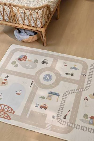 Little Dutch Automobilių žaidimų kilimėlis 100x140cm