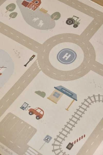 Little Dutch Automobilių žaidimų kilimėlis 100x140cm