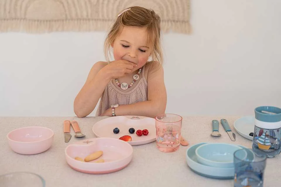 Rosti Mepal „Little Dutch“ vaikiška lėkštė „Gėlės ir drugeliai“